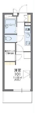 代表的な間取のため実際の間取とは異なる場合があります
