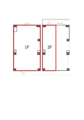 こちらの２階部分６１．０３㎡（１８．４６坪）の区画です。