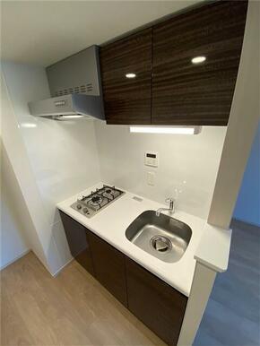 システムキッチン（ガスコンロ２口）