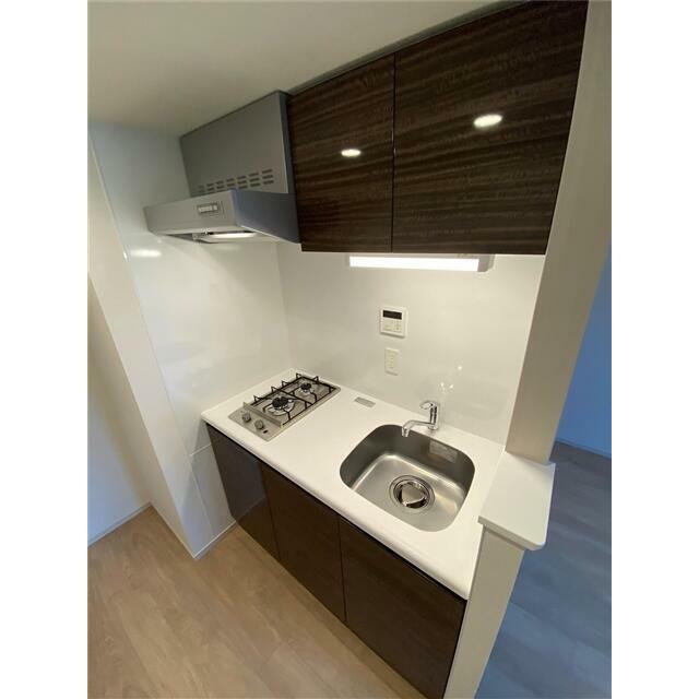 システムキッチン（ガスコンロ２口）