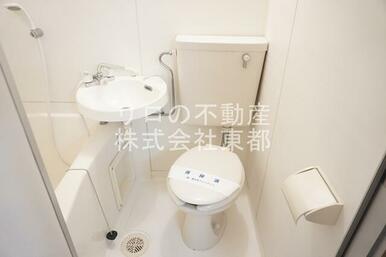 清潔感のある洋式トイレです♪