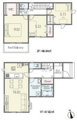 間取図（9号棟）