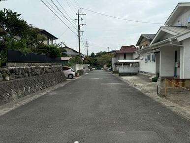 前面道路です。