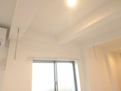 室内物干し付き