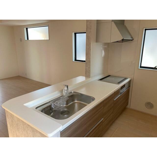 IHクッキングヒーターなら火のかけっぱなしにもしっかり対処できて安心（2号棟）