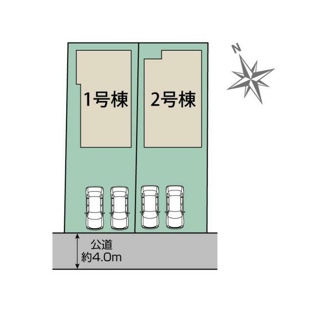 千葉市稲毛区園生町2棟 区画図