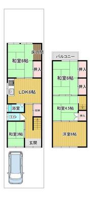 現況間取り図です