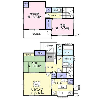 １階・２階平面図