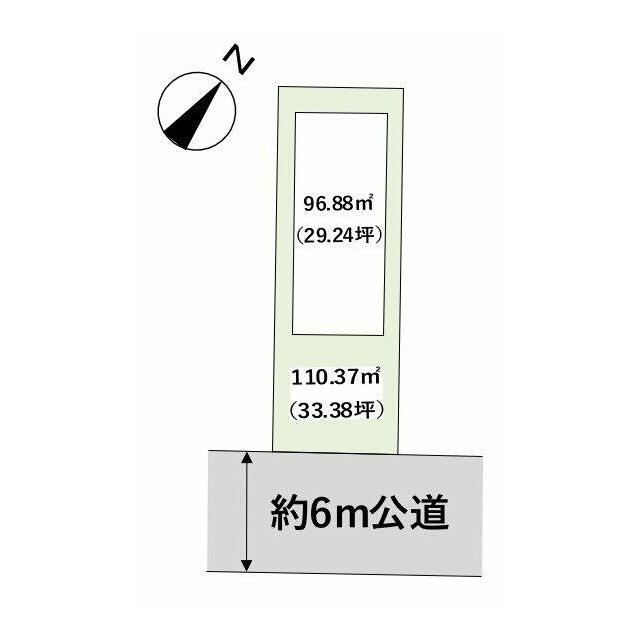 前面道路約6ｍで駐車もラクラク！