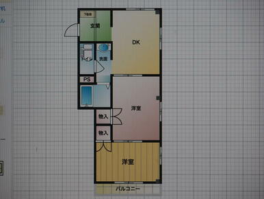 使いやすい間取りです。角部屋なので採光・通風に優れます