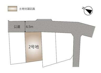 No.２区画土地面積は１７０．５５m2、約５１．５９坪。宮城交通「千賀の台北」バス停徒歩２分です。