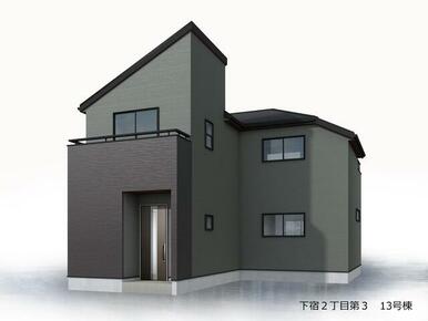 完成予想図（外観）