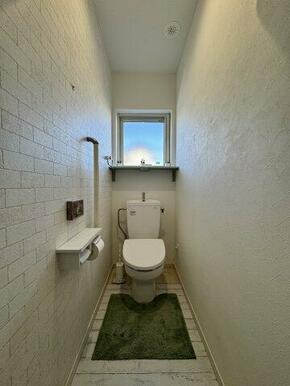 綺麗で清潔感のあるトイレです。