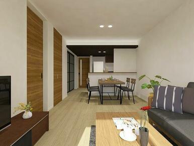 ＬＤＫ完成イメージ。家具や調度品などは含まれません。