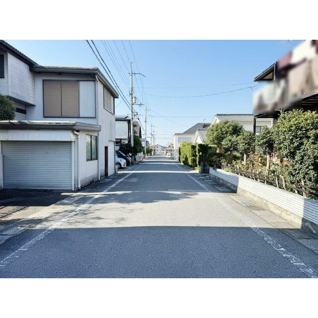 前面道路 北西向き