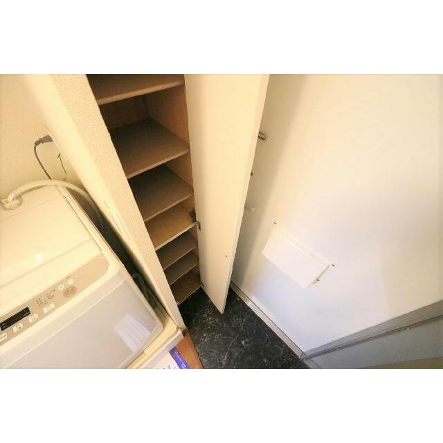 シューズボックス完備により女性でも安心
