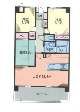 間取り図は左右反転タイプとなります。