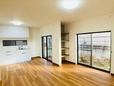 「LDK」約12.5帖のLDKの様子です。