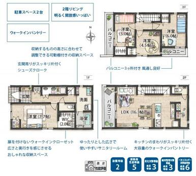 １号棟　間取り図