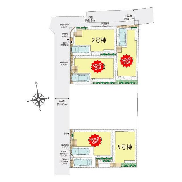 練馬区下石神井5丁目5棟 区画図