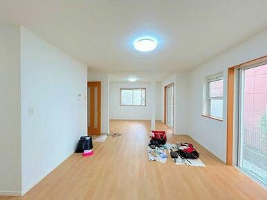 「ＬＤＫ」約１９帖のお部屋です。※施工中の写真となります。