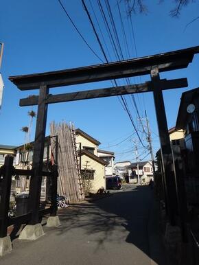 弁天堂　表参道の鳥居