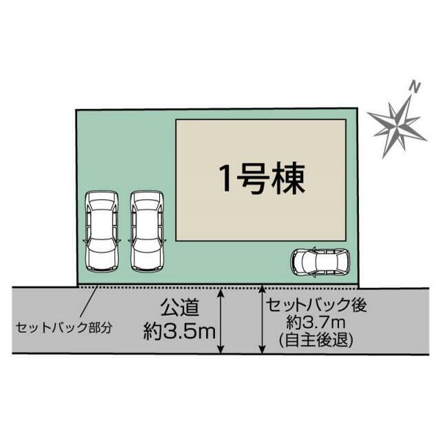 掛川市葛川1棟 区画図