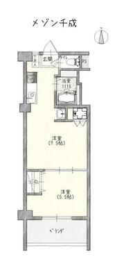 １ＬＤＫ・専有面積４０．５㎡