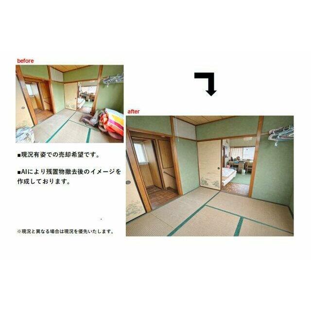 2階　6畳和室　※不要物の撤去等はご相談ください♪各種リフォームプランもご提案いたします！