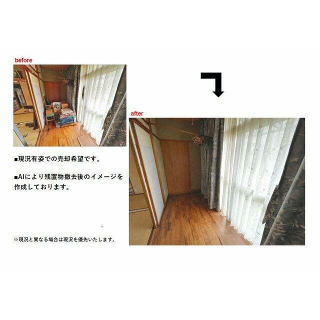 広縁　手前側には収納も備え付けてあります。※不要物の撤去等はご相談ください♪各種リフォームプランもご