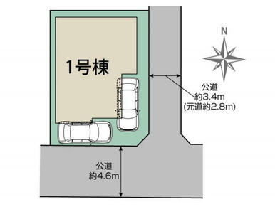 北名古屋市久地野河原1棟 区画図