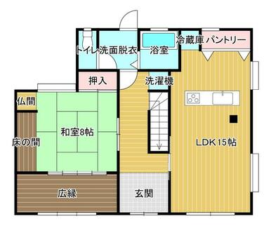 現況と異なる部分は現況有姿となります。