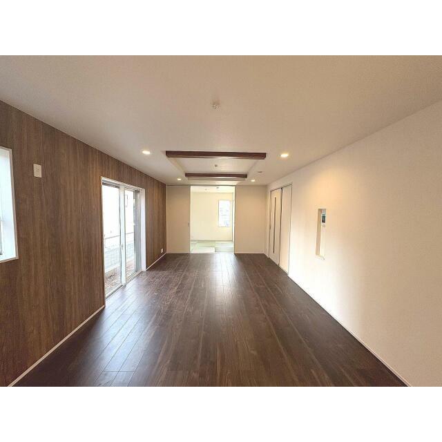 リビングが見渡せるキッチン（1号棟）