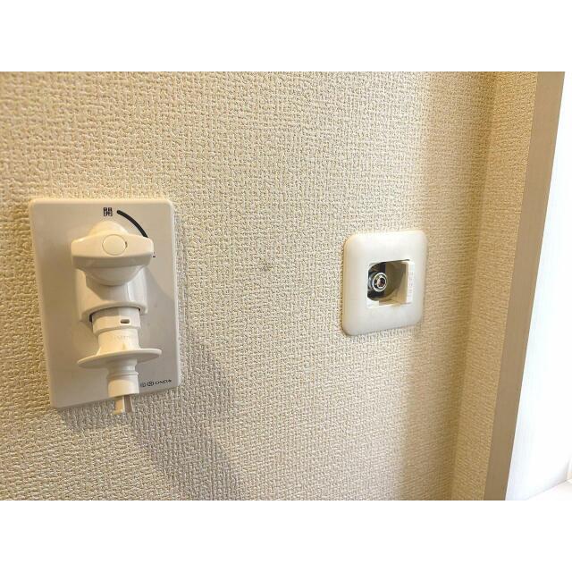 洗濯機用水栓＆将来的に乾太くん取付可能なガスコンセント付！！（1号棟）