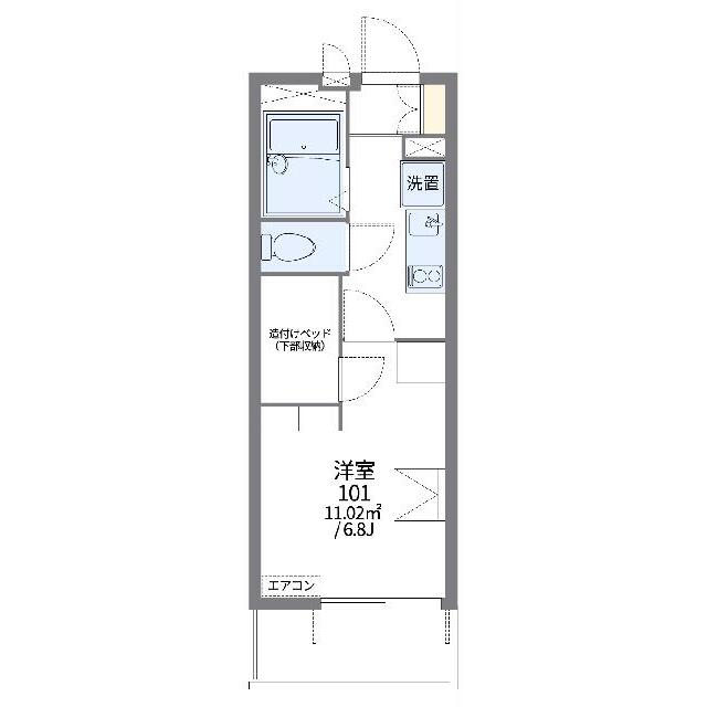 代表的な間取のため実際の間取とは異なる場合があります