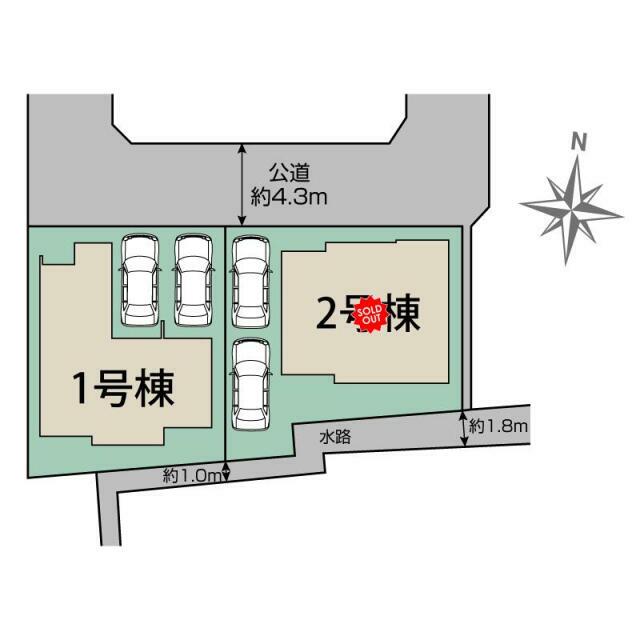 福岡市早良区有田5丁目2棟 区画図