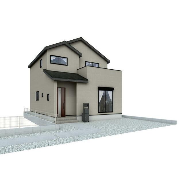 ☆２０２６年９月完成予定☆ 外観完成予想パース ※ＣＧイメージにつき実際にと異なる場合がございます。
